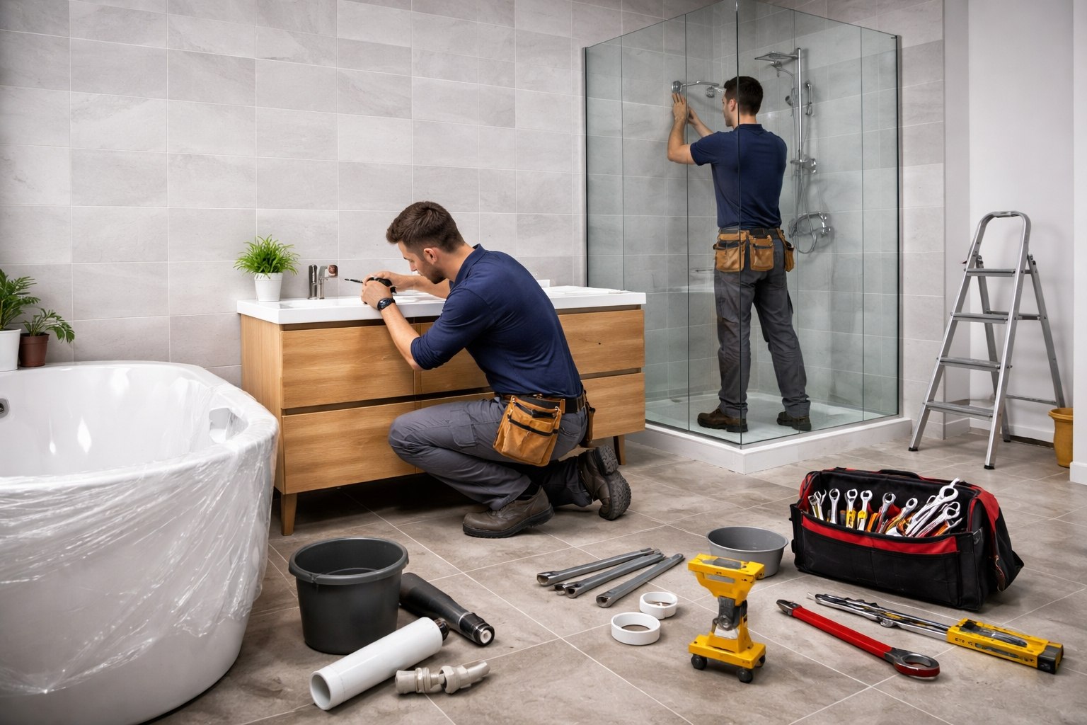 Bathroom Fixture Installation